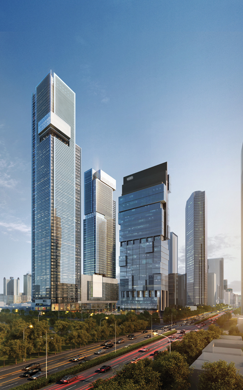 Thamrin Nine Tower glass and aluminium project