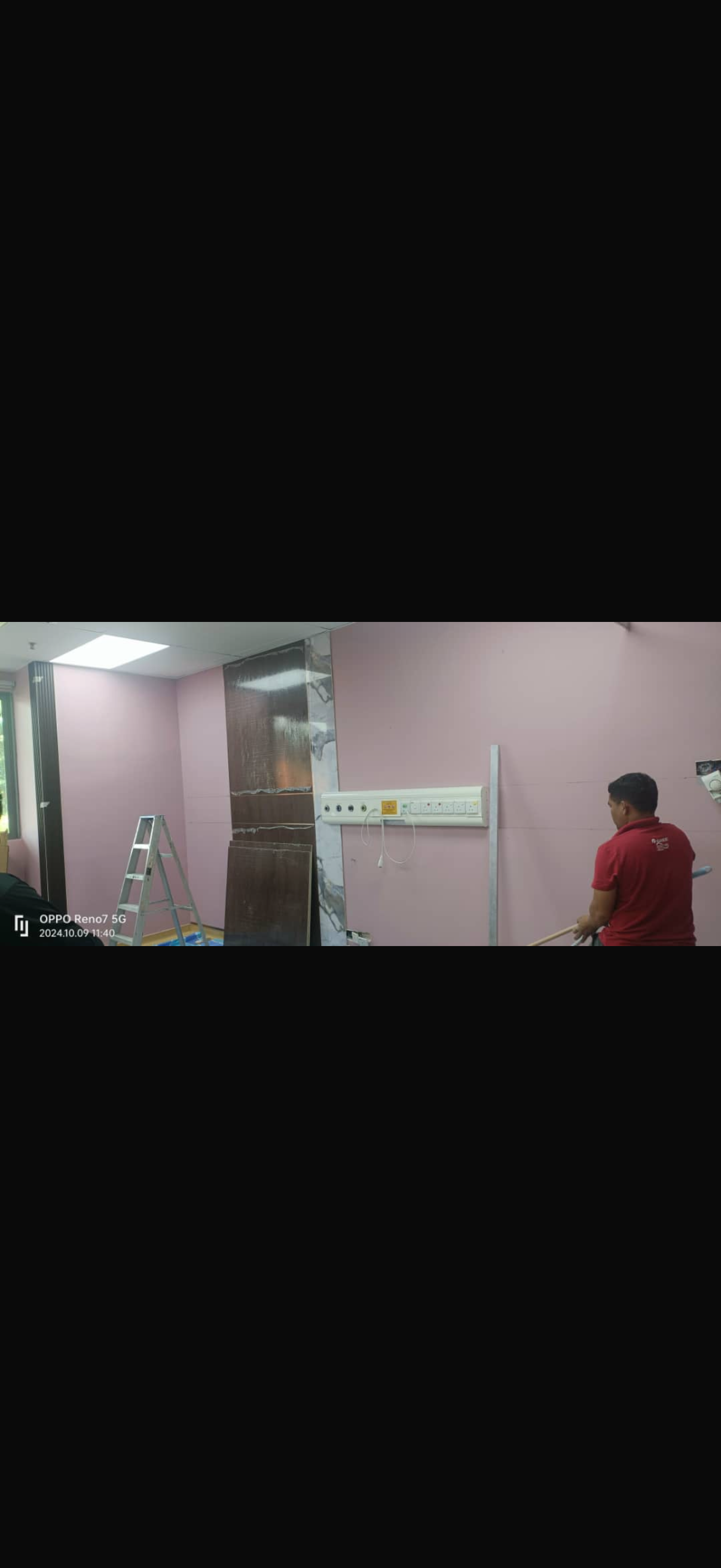 Tapak sebelum pemasangan Flutech - kerja bermula